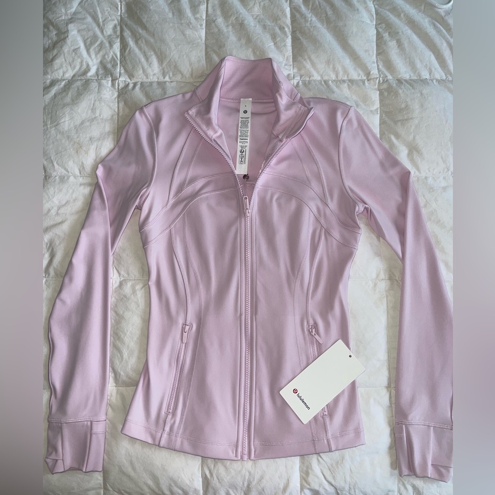 Lululemon define jacket nulu size 6 color P1nk Organza BNWT